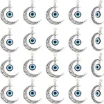 Alloy Hollow Moon Big Pendants