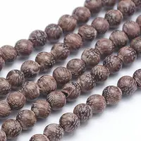 Natural Sandalwood Beads Strands