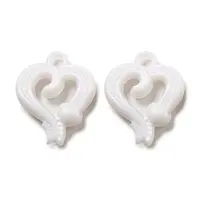 Valentine's Day Opaque Acrylic Pendants