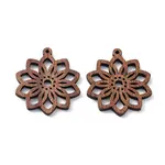 Walnut Wood Laser Cut Pendants