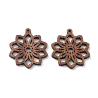 Walnut Wood Laser Cut Pendants