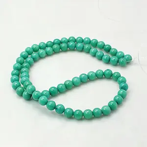 Natural Mashan Jade Round Beads Strands