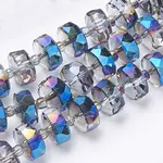 Electroplat Glass Beads Strands