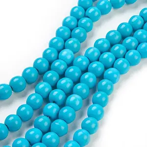 Synthetic Turquoise Beads Strands