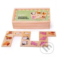 Domino dřevěné - Farma - hra z kategorie Domino, hlavolamy