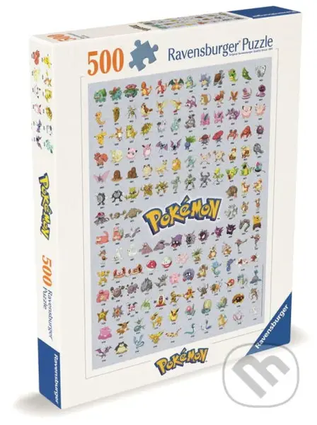 Prvních 151 Pokémonů - puzzle z kategorie 300 a víc dílků