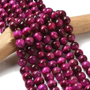 Natural Rose Tiger Eye Beads Strands