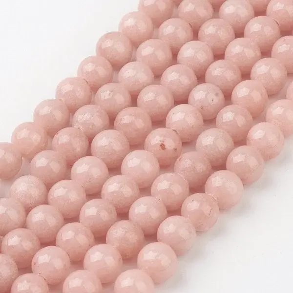 Natural Mashan Jade Round Beads Strands