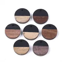 Resin & Walnut Wood Pendants