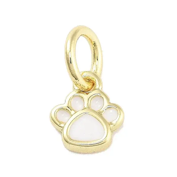 Real 18K Gold Plated Brass Enamel Charms