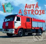 Autá a stroje (Knižka s omaľovánkami a skladačkami)