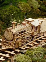 Lokomotíva (NiXiM Dřevěné 3D puzzle) - puzzle z kategorie 3D puzzle