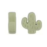 20Pcs Cactus Food Grade Eco-Friendly Silicone Focal Beads
