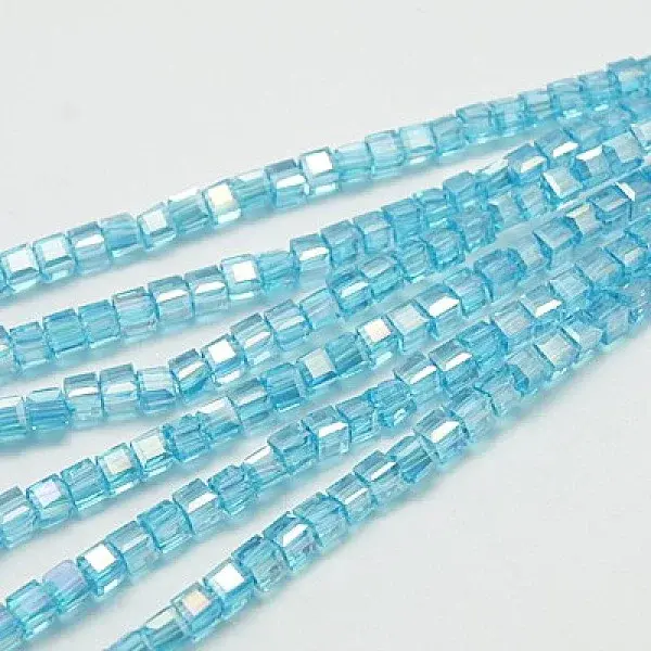 Electroplate Glass Beads Strands
