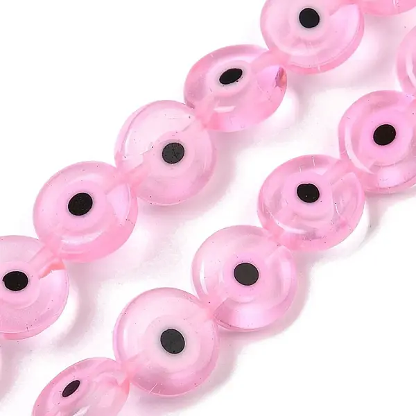 Handmade Evil Eye Lampwork Beads Strands