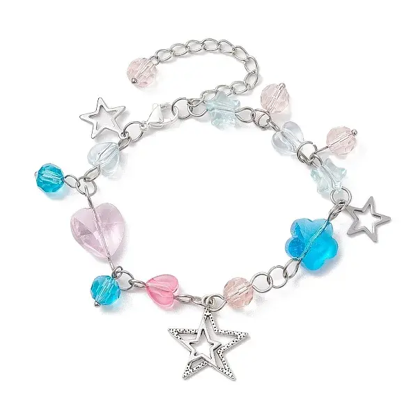 Alloy Star Charms Braclets