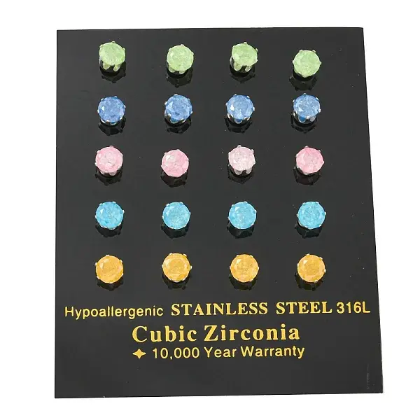 304 Stainless Steel Stud Earrings