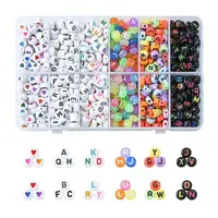 900Pcc 6 Styles Opaque Acrylic Beads