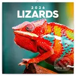 NOTIQUE Nástenný poznámkový kalendár Lizards (Jaštery) 2026