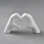 Resin Heart Hand Display Decorations