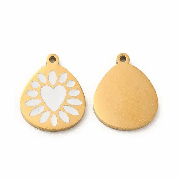 Ion Plating(IP) 304 Stainless Steel Enamel Pendants