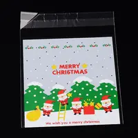 Rectangle OPP Cellophane Bags for Christmas