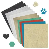 12 Sheets 8 Style Glitter Cardstock Paper