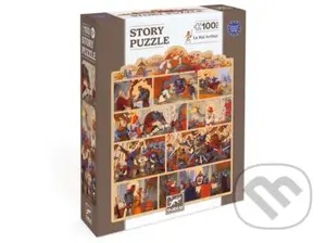 Story puzzle Král Artuš - puzzle z kategorie 60 - 300 dílků
