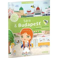 ELLA & MAX SÁRA & BUDAPEŠŤ Mesto plné samolepiek, mix, veľkosť