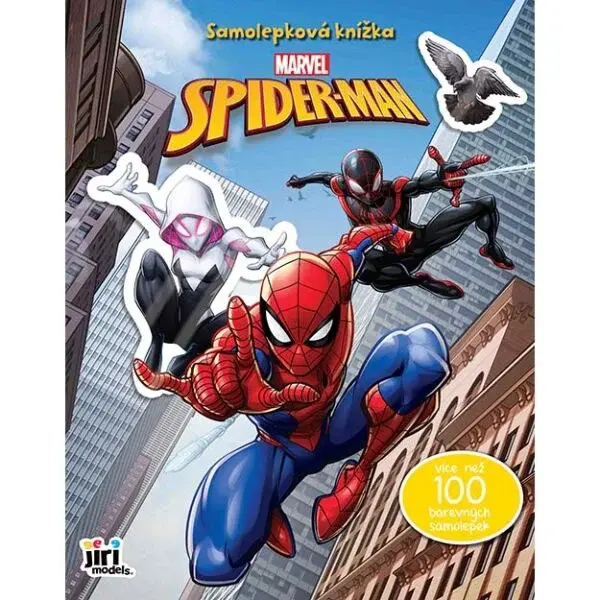 MARVEL SPIDERMAN Samolepková knižka, mix, veľkosť