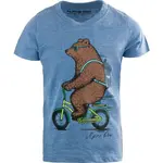 ALPINE PRO NUPO Detské tričko, modrá, veľkosť 140-146