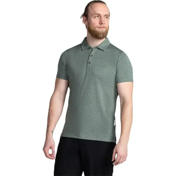 KILPI OLIVA Pánske polo tričko, tmavo zelená, veľkosť