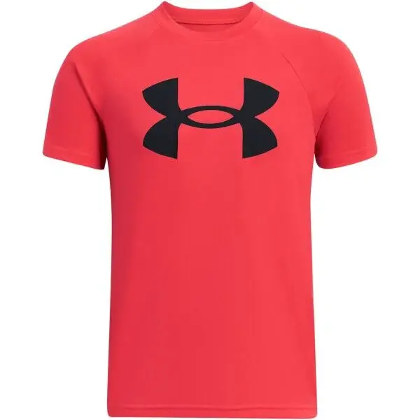 Under Armour TECH BIG LOGO SS Chlapčenské tričko, červená, veľkosť M