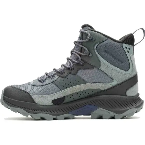 Merrell SPEED STRIKE 2 THERMO MID WP Pánska outdoorová obuv, sivá, veľkosť 41.5