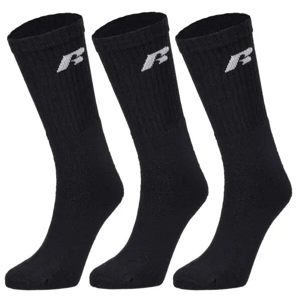 Russell Athletic SOCKS 3PPK Športové ponožky, čierna, veľkosť 35-38