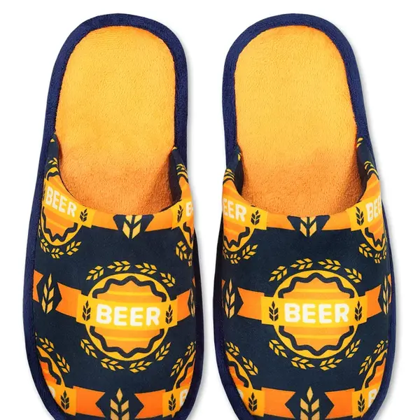 Pánske pantofle Beer emblem - Frogies