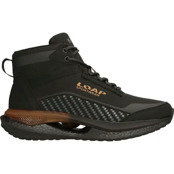 LOAP RIBBS Pánska zimná obuv, čierna, veľkosť