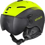 Etape COMP PRO Unisex lyžiarska prilba so zorníkom, čierna, veľkosť (58 - 61)