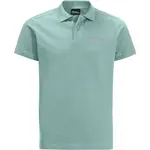 Jack Wolfskin ESSENTIAL POLO M Pánske tričko, zelená, veľkosť XXL