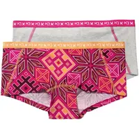 KARI TRAA TINA HIPSTER 2PK Dámske športové nohavičky, ružová, veľkosť