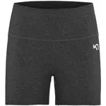 KARI TRAA JULIE HIGH W SHORTS Dámske tréningové šortky, tmavo sivá, veľkosť
