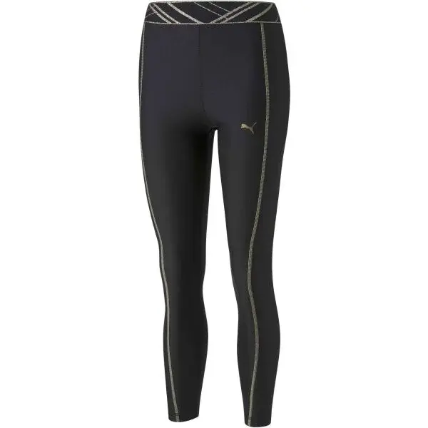 Puma DECO GLAM HIGH WAIST FULL TIGHT Dámske legíny, čierna, veľkosť