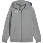 Puma TEAMGOAL CASUALS HOODED JACKET Chlapčenská mikina, sivá, veľkosť