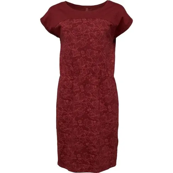 Willard INANNA Dámske šaty, vínová, veľkosť