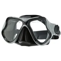 AQUOS BURI Šnorchlovacia maska, sivá, veľkosť