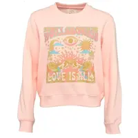 Billabong ALL LOVE Dámska mikina, ružová, veľkosť L