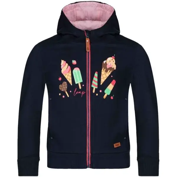 LOAP DORA Dievčenská mikina, tmavo modrá, veľkosť 158-164