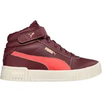Puma CARINA 2.0 MID WTR JR Dievčenské zimné tenisky, vínová, veľkosť 36