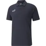 Puma TEAMFINAL CASUALS POLO Pánske tričko, tmavo modrá, veľkosť