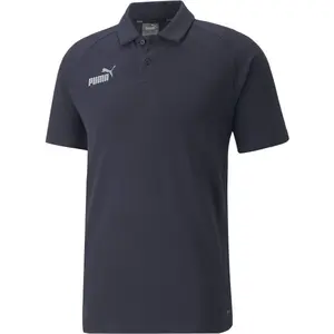 Puma TEAMFINAL CASUALS POLO Pánske tričko, tmavo modrá, veľkosť